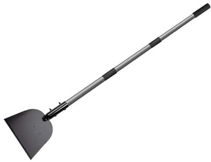 Mehrzweck-Schneeschaufel, Eiskratzer, verstellbarer Griff, Eisentfernung für Garten und Gehweg, Reinigungswerkzeug, 140 x 23 cm