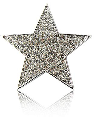 Glamexx24 Magnet Schmuck Anhänger mit Strassstein für Schals, Tücher oder Ponchos, Damen Brosche Geschenk für Mädchen Frauen