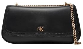 Calvin Klein Ck Convertible Chain Small Bag YIH - Black Antique Light Gold One Size