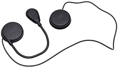 KIMISS Bluetooth-Headset für Motorradhelme, Premium-Auto-Antwort-Musik, Anrufsteuerung, Freisprech-Kommunikation, High-Fidelity-Lautsprecher für 3/4-Integralhelme Im Retro-Stil