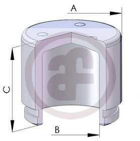 AUTOFREN SEINSA D025108 Bremssattel-Kolben 60mm Stahl