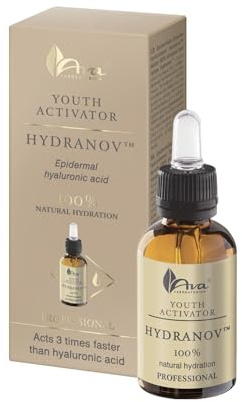 Youth Activator Hydranov & Hyaluronic Acid Serum for Face - Natural Hydrating and Rejuvenating Skin Care Face Serum for Women and Men by AVA Laboratorium - 30ml