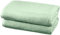 Amazon Basics - Handtuch-Set, schnelltrocknend, 2 Badetücher - Meeresgrün, 100 Prozent Baumwolle