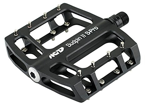 NC-17 Sudpin II S-Pro CNC Plattform Pedale / Fahrrad Pedal MTB / Mountainbike Pedal / BMX Pedal / Gleitlager und Kugellager / Cr-Mo Achse