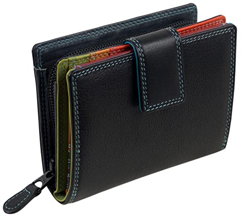 Golunski Multi-coloured Zip Purse/Wallet style 7-142 (Black Tropical)