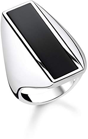 THOMAS SABO Damen Ring Onyx 925Er Sterlingsilber TR2220-024-11
