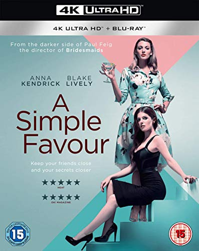 A Simple Favour 4K Ultra-HD [Blu-ray] [2018]