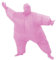 RHYTHMARTS Costume gonfiabile rosa da cavedano, costume gonfiabile, completo per adulti