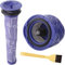 LAPONO Filter Replacement for Dyson V6, Pre and Post Filters 2Pcak HEPA Cordless Vacuum Cleaner Parts Spare with Cleaning Brush Washable for Dyson DC62 Cyclone Animal Absolute # 966741-01& 965661-0
