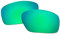 SOODASE Pour Oakley Scalpel Des lunettes de soleil Vert Verres de remplacement polarisés