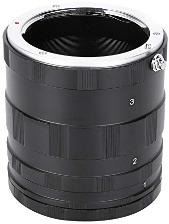 awstroe Macro Extension Full Set Tubes Tubo Adaptador de Extensión Macro Anillo de Lente de Primer Plano para Sony E Mount Camera para Fotografía Extrema en Primer Plano