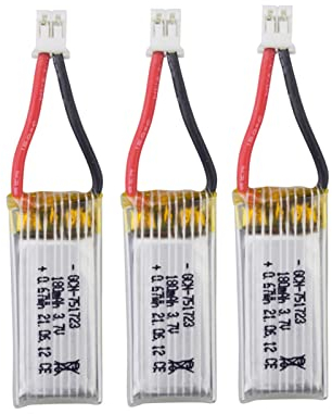 ZYGY 3PCS 3.7V 180mAh Lithium Akku für A20 A20W RC Drohne