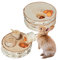 Relaxdays Kaninchen Spielzeug, 2 TLG. Set, Intelligenzspielzeug, Holz, Beschäftigung Hasen & Meerschweinchen, Natur