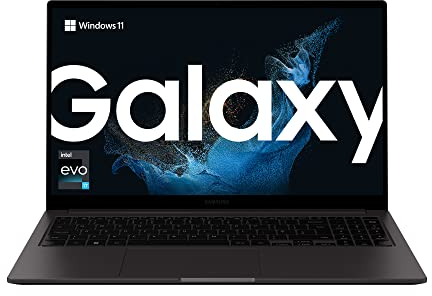 Samsung Galaxy Book2 NP750XED-KB8DE Anti-Glare i3-1215U 8GB 256GB SSD W11P Dark Grey