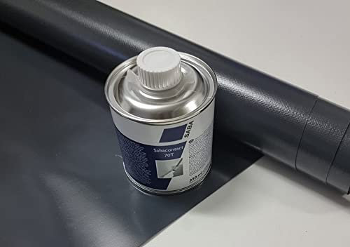 JEHAPRO ® Reparaturset LKW - Plane Planen Flicken + Kleber (anthrazit)