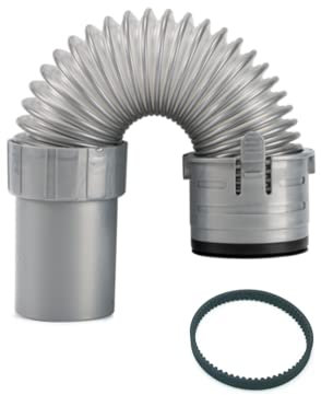 Cherimo Replacement Hose Compatible With Shark Navigator Lift-Away NV350,NV350W,NV351,NV352,NV356,NV360,NV361,NV356E,NV356 E26,NV357,UV440,NV400 Vacuum Cleaner,Part 193FFJ (1Hose+1Belt)