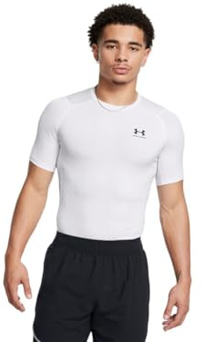 Under Armour - Mens Hg Armour Comp T-Shirt, Color White (100), Size: XXX-Large x Tall