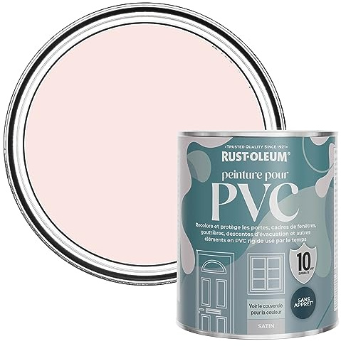 Rust-Oleum Pink uPVC Door and Window Paint In Satin Finish - Strawberry Vanilla 750ml