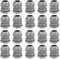 20 Pack M20 20mm IP68 Waterproof Nylon Cable Glands, Suitable for 6mm - 12mm Cables (Grey)