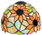 BOTOWI Tiffany Stil Lampenschirm Ersatz 8 Zoll Buntglas Lampenschirm nur für Tischlampen Stehlampe Wandleuchte Deckenleuchte Pendelleuchte Home Office Dekoration,Sunflower