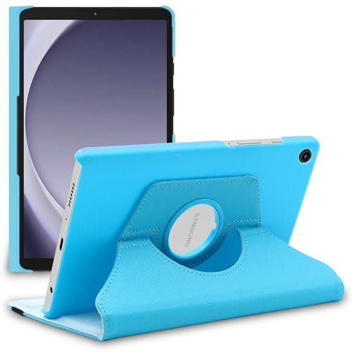 ebestStar - Funda para Samsung Galaxy Tab A9 8.7 (2023) SM-X110, Carcasa Capa Giratoria, 360 Protectora, Cuero PU Soporte, Azul