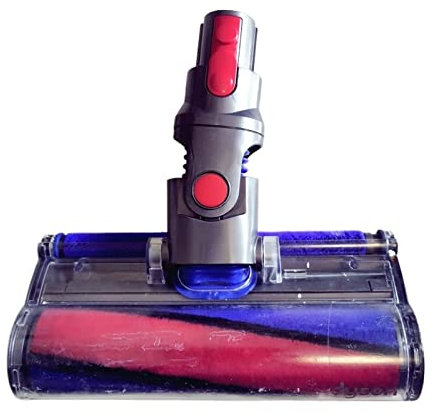 Hand Vacuum Cleaner Soft Velvet Roller Carbon Fiber Brush. Compatible for Dyson V8 V10 V11 SV12 SV14. Replacement Floor Brush Vacuum Cleaner Brush Heads