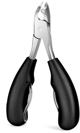 Onperpoe Toe Nail Clippers for Thick Nails with Soft Handle Professional Nail Scissors for Toenails Wide Jaw Opening Toenail Clippers Heavy Duty Toenail Clipper Nail Scissors for Women Men Seniors