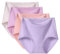 QINQNC Women's Modern Cotton Bralette Bra 4PC Women's Plus Size Briefs XL 6XL High Waisted Briefs Ladies Underwear Full Coverage Underwear for Women Multipack Beige