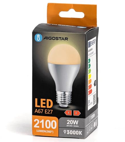 Blendend LED A67 E27 20 W 3000 K