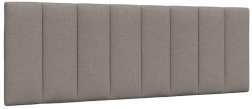 vidaXL Kopfteil-Kissen Hanko Taupe 120 cm Stoff