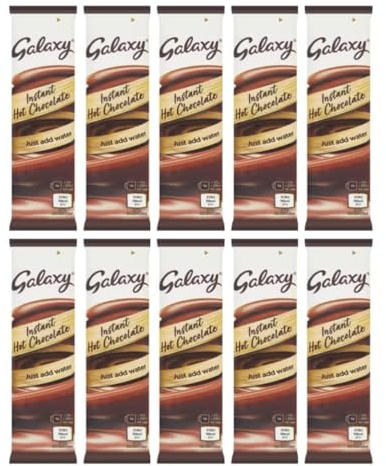 Galaxy Instant Hot Chocolate Sachet Sticks 10 x 25g By Shop4Choice