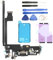 Puerto de carga de repuesto para iPhone 12 Pro Max (6.7 pulgadas), conector de base de repuesto para auriculares y micrófono inferior, más adhesivo y herramientas