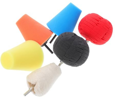 Lurrose 6 Teiliges Polierset Für Autofelgen Bohrer Polierpad Für Autofelgen Felgenpuffer Polierer Für Bohrmaschinen Auto Polierscheiben Auto Polierpads Für Bohrmaschinen Felgen