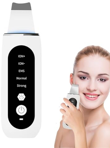 Spatola esfoliante per il viso,Detergente professionale per il corpo | Dispositivo ad ultrasuoni 26000Hz impermeabile con 5 modalità per la pulizia del viso femminile e uomo