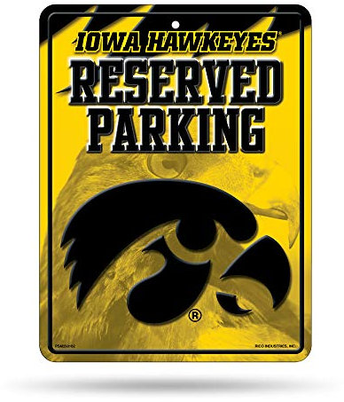 NCAA Abonnements Metall Parken Schild, Iowa Hawkeyes