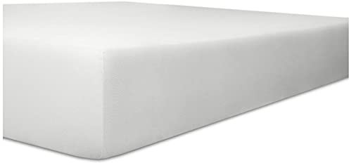 Kneer Qualität 22 Vario-Stretch Topper-Spannbetttuch 160x200x4-12cm 01 Weiss