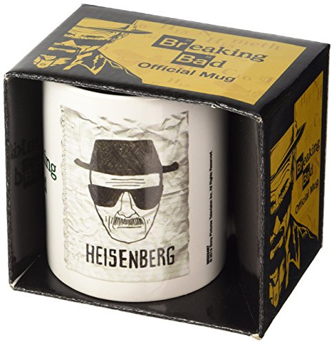 Breaking Bad Pyramid International (Heisenberg Wanted) Official Boxed Ceramic Coffee/Tea Mug, Multi-Colour, 11 oz/315 ml