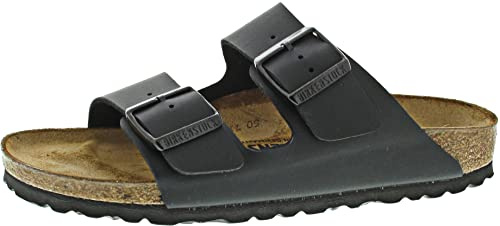 Birkenstock Womens Arizona Slides Sandals Black