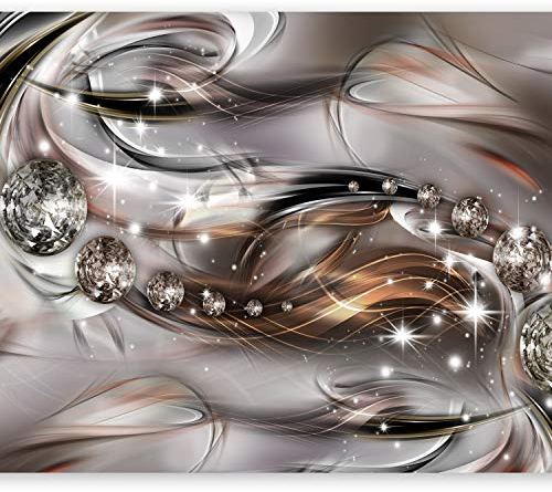 Fototapete murando Abstrakt 400x280 cm Vlies Tapeten Wandtapete XXL Moderne Wanddeko Design Wand Dekoration Wohnzimmer Schlafzimmer Büro Flur Diamant a-A-0168-a-c