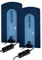 Calesco 2x Wasserbettheizung Carbon PTC (250 Watt) 30 x 60 cm, Überhitzungsschutz, Gleichmäßige Wärmeverteilung, Minimaler Verbrauch, 24°C-36°C Regelbereich