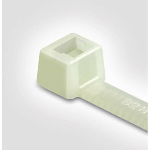 HellermannTyton 111-02159 T18L-PA66HS-NA Cable Ties 205 mm 2.50 mm Natural Heat Stabilised Pack of 100