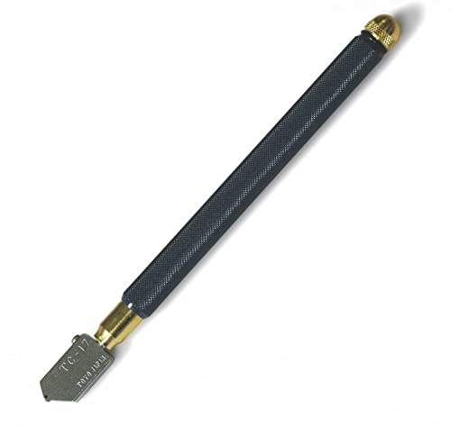 Supercutter original CRL TOYO, cortador de aceite con cabezal recto y mango de metal de CR Laurence