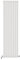 iBathUK Strata Tall Vertical Radiator, Single Oval Panel Radiators, 1800x480mm Slim Radiator, Wall Mounted for Bathroom,Kitchen,Living Room- White