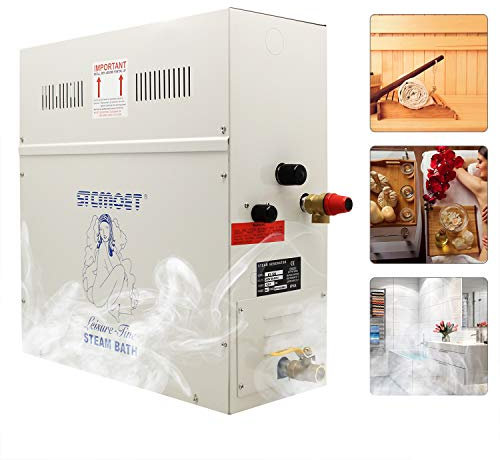 Hanchen 9KW Generador de Vapor para Sauna/Baño Turco/Spa Dentro de 9m³ 380V|Conservación Automática del Calor 35-55℃|Temporizador 1-12h CE