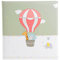 goldbuch 15 177 Babyalbum Ballonfahrt im kindgerechten Design, Kunstdruck Fotoalbum mit 58 weißen Blankoseiten, Pergamin & 4 illustrierte Seiten, Baby Album zum Einkleben, Papier, ca. 30 x 31 x 4 cm