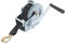 Queiting Hand Winch 1000lbs 6M Geared Manual Lifts Trailers Tool with Cable and Hook Webbing Wire Winch for Boat Trailer Caravan Marine