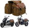 HELLOGIRL Motorrad Packtasche - Satteltasche Mit Großer Kapazität Aus Canvas für Die Reise