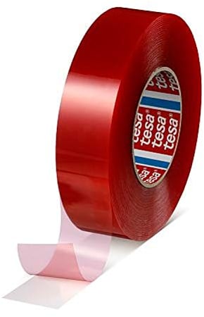 tesa fix 4965 | Nastro biadesivo forte | trasparente, lunghezza: 50 m, diverse larghezze (12 mm x 50 m)