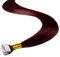 hair2heart Premium Mini Tape Extensions Echthaar - 24 Tapes 60cm 55/65 hellbraun intensiv violett-mahagoni
