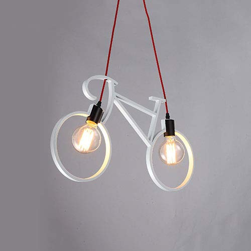 WFZRXFC Fahrrad kreative Retro Pendelleuchte Kunst Design Eisen Leuchte Cafe Villa Lounge Dekoration Hängelampe Moderne Home Decoration Decke Hängelampe